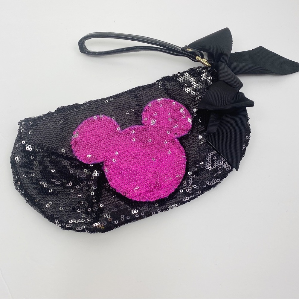 Disney Parks Authentic Sequined Wristlet NWOT